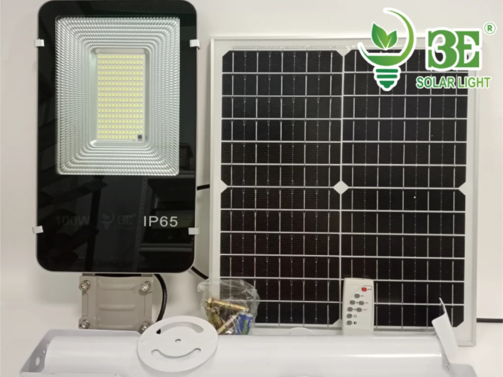 bộ đèn đường năng lượng mặt trời 100w AZJD-SS5