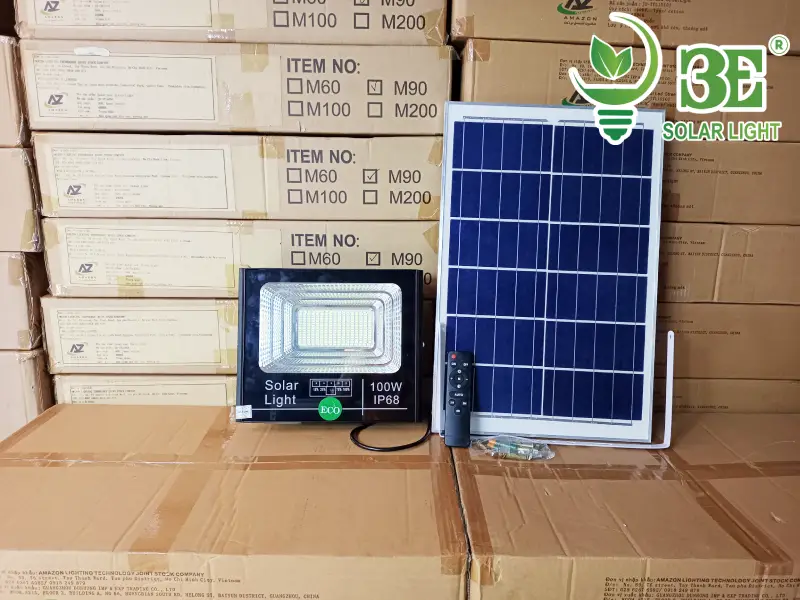 đèn pha năng lượng 100w AZE-SF1-ECO-V
