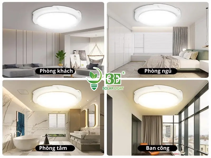 Ứng dụng đèn ốp trần năng lượng mặt trời 200w AZ-OT-AST