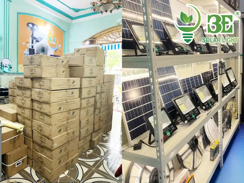 Mua đèn năng lượng mặt trời 200w trong nhà AZE-SF2-200W của 3E SOLAR tại TPHCM_