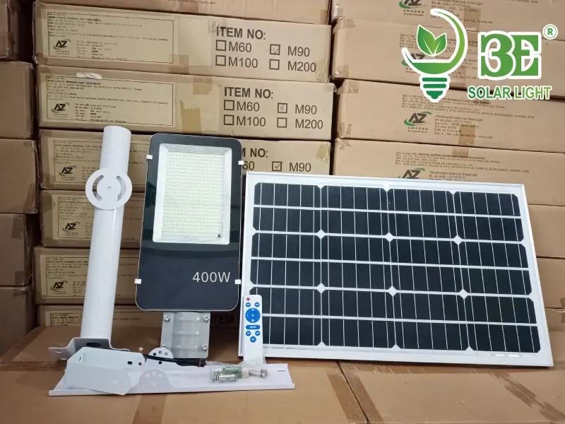 3E SOLAR - Cấu tạo đèn bàn chải 400w AZE-SBC-400W