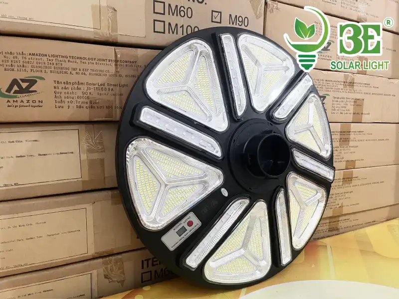 Cấu tạo đèn năng lượng mặt trời đĩa bay 500w AZR-UFO2-500W-RGB
