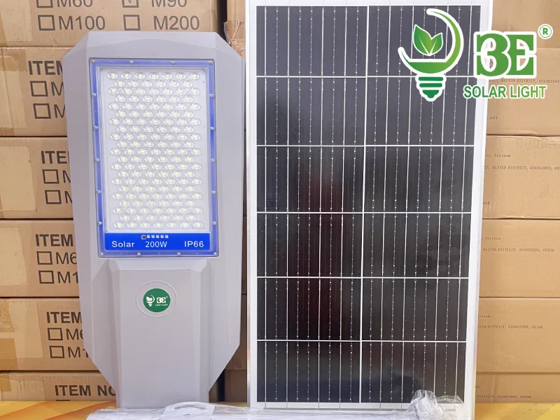 Cấu tạo đèn năng lượng mặt trời solar light 200W IP66 AZR-SPT-200W