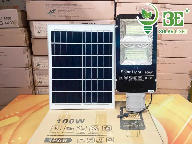Đèn năng lượng mặt trời 100W giá rẻ AZE-SBC-100W