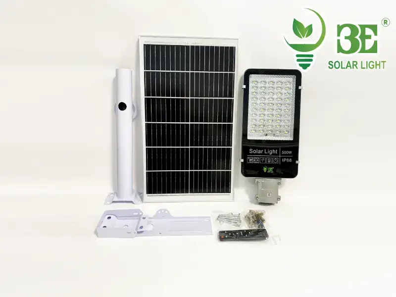 Cấu tạo của đèn năng lượng mặt trời 500w giá rẻ AZR-SS2-500W tại 3E SOLAR