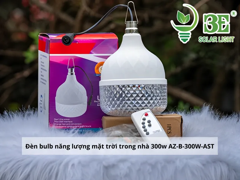 Đèn bulb năng lượng mặt trời trong nhà 300w AZ-B-300W-AST