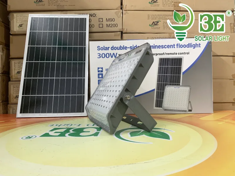 Đèn pha năng lượng mặt trời chống chói 300w trong nhà AZR-SFMN3-300W tại 3E SOLAR