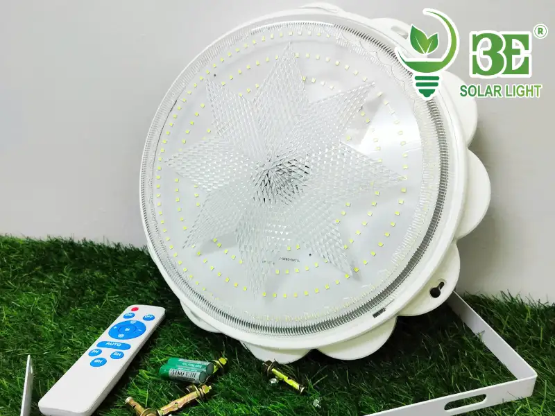Giá đèn năng lượng mặt trời ốp trần ánh sáng trắng 100W AZE-OTH-100W