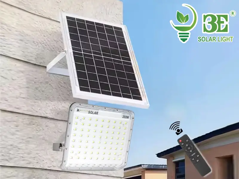 Hướng dẫn sử dụng và lắp đặt đèn pha năng lượng mặt trời chống chói 200w AZR-SFMN3-200W tại 3E SOLAR
