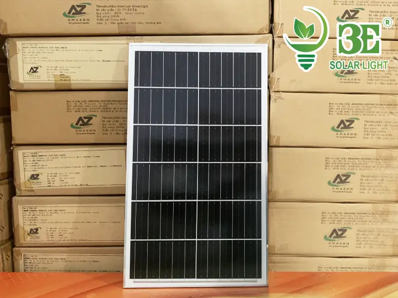 Tấm pin đèn pha năng lượng mặt trời chống chói 200w AZR-SFMN3-200W tại 3E SOLAR