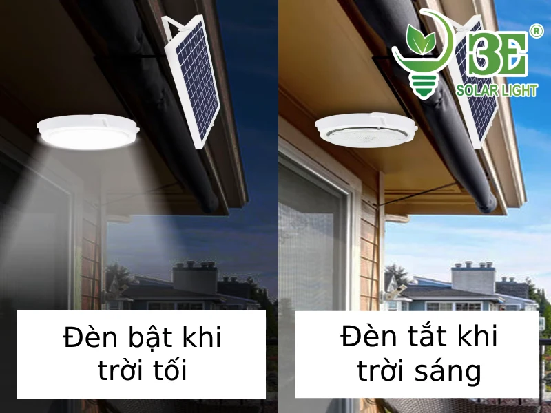 Tính năng nổi bật của đèn năng lượng mặt trời ốp trần trong nhà 100W AZE-OTH-100W-3M