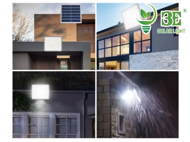 Ứng dụng đèn pha năng lượng mặt trời chống chói 200w AZR-SFMN3-200W tại 3E SOLAR