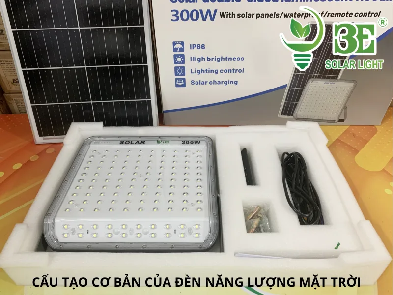 Cấu tạo cơ bản của các loại đèn năng lượng mặt trời