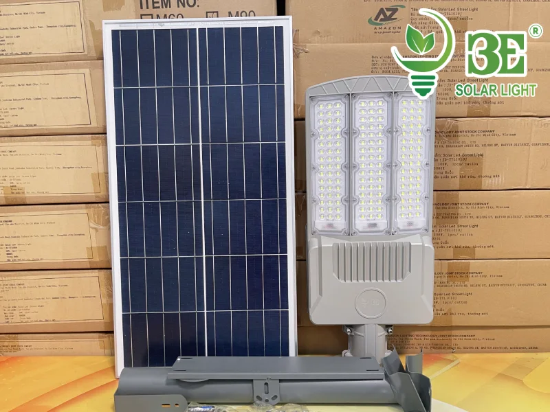 Đèn đường năng lượng mặt trời 300w tấm pin poly AZR-SS1 bán chạy