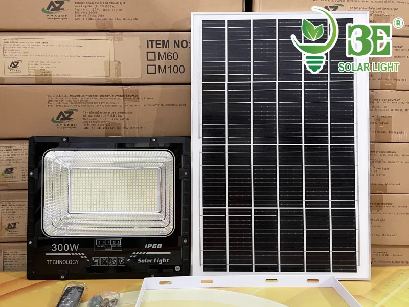Đèn năng lượng mặt trời 300w trong nhà AZE-SF2-300W bán chạy