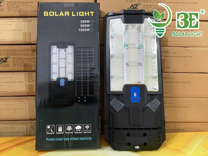 Đèn năng lượng mặt trời liền thể 300w AZ-SLT-PT-300W bán chạy