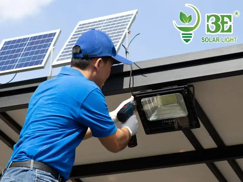Hướng dẫn cách lắp đặt đèn năng lượng mặt trời tại 3E SOLAR