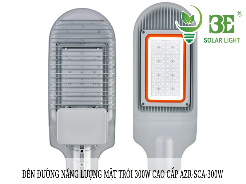 Đèn đường năng lượng mặt trời 300W cao cấp AZR-SCA-300W