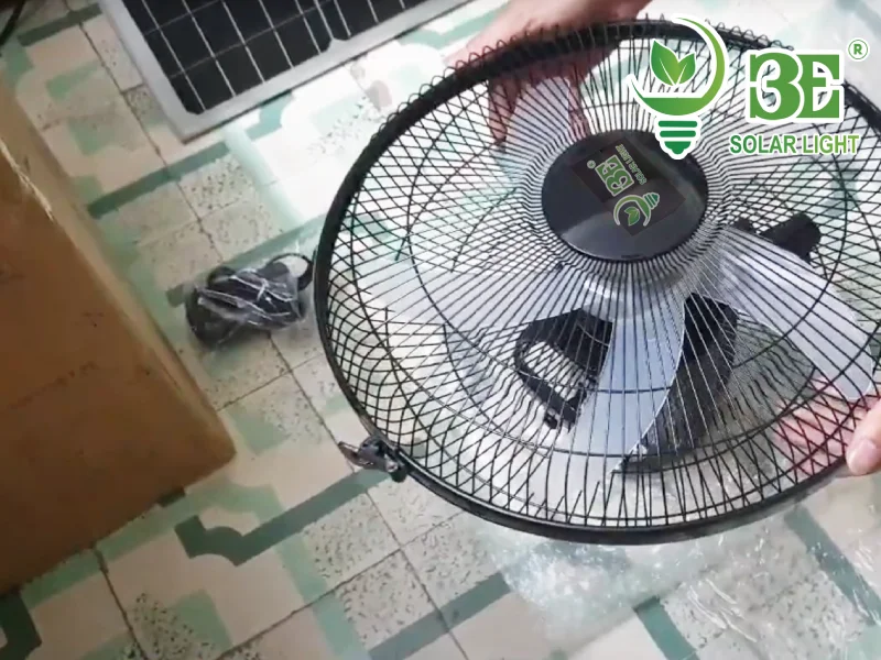 Hướng dẫn cách lắp quạt năng lượng mặt trời solar fan chi tiết