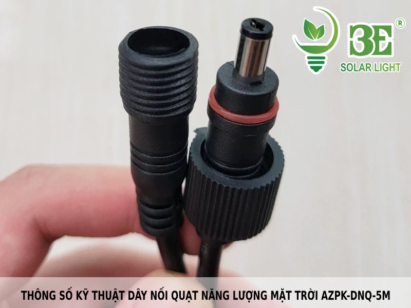 Thông số kỹ thuật dây nối quạt năng lượng mặt trời AZPK-DNQ-5M