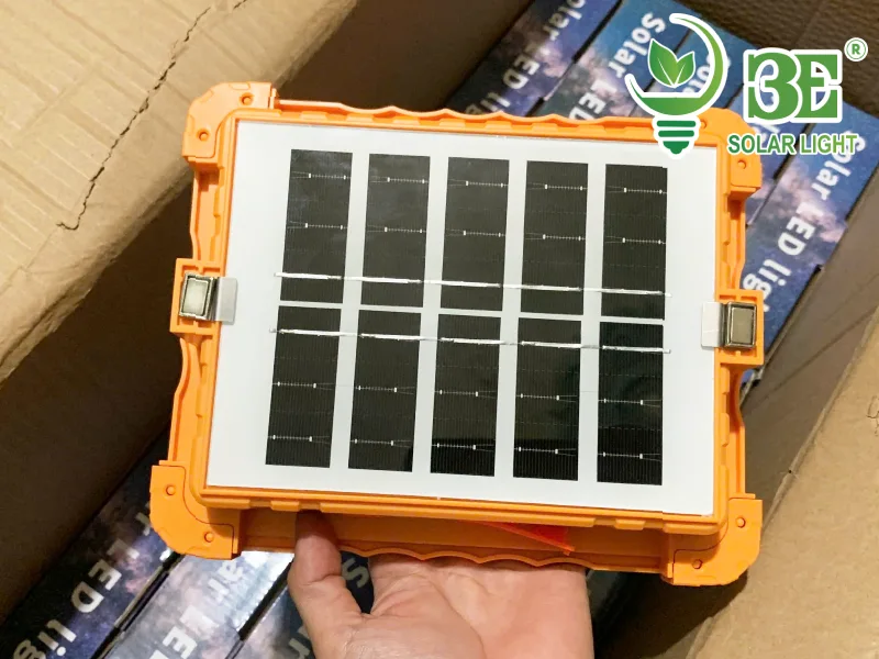 Cấu tạo đèn xách tay năng lượng mặt trời 6 ô AZ-SF-PCT-200W-6K tại 3E SOLAR