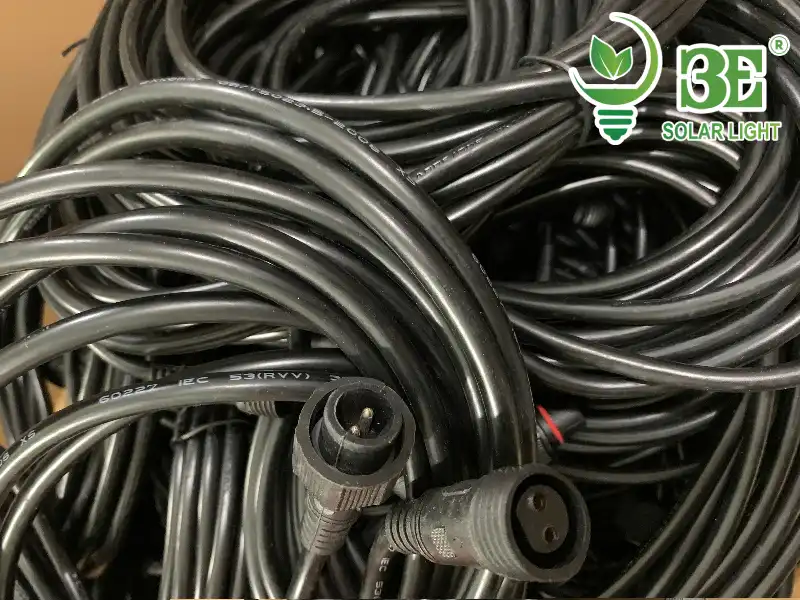 Cấu tạo của dây đèn năng lượng mặt trời 5m