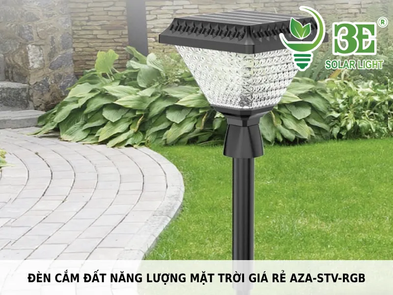 Đèn cắm đất năng lượng mặt trời giá rẻ AZA-STV-RGB