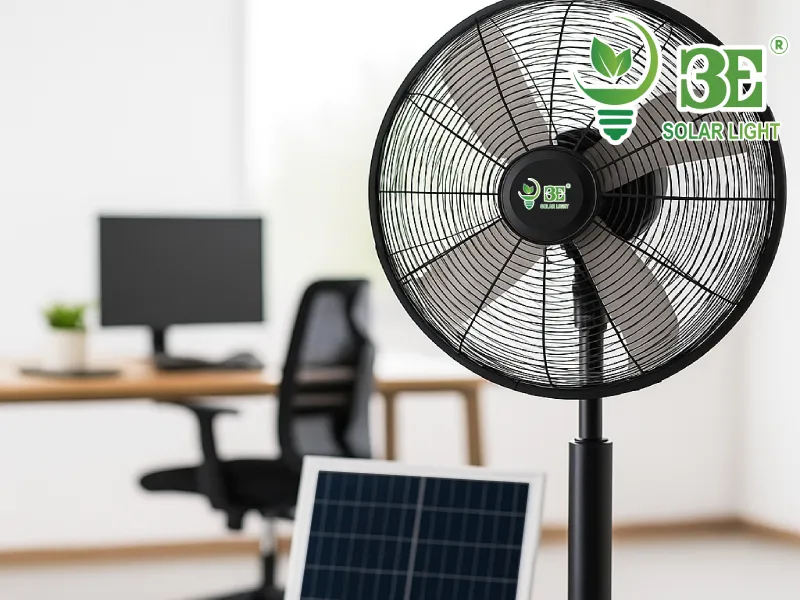 Ưu điểm của quạt công nghiệp năng lượng mặt trời 25w AZ-SQCN-18