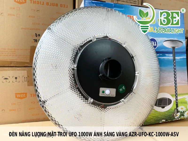 Đèn năng lượng mặt trời UFO 1000w ánh sáng vàng AZR-UFO-KC-1000W-ASV