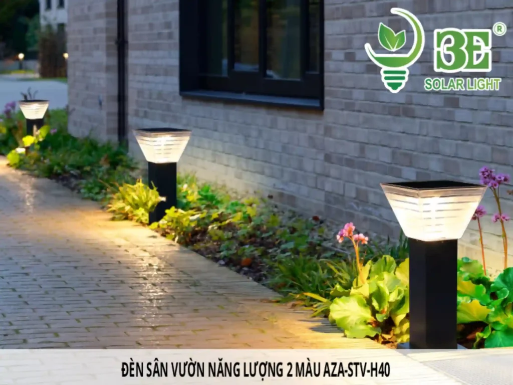 Đèn sân vườn năng lượng 2 màu AZA-STV-H40