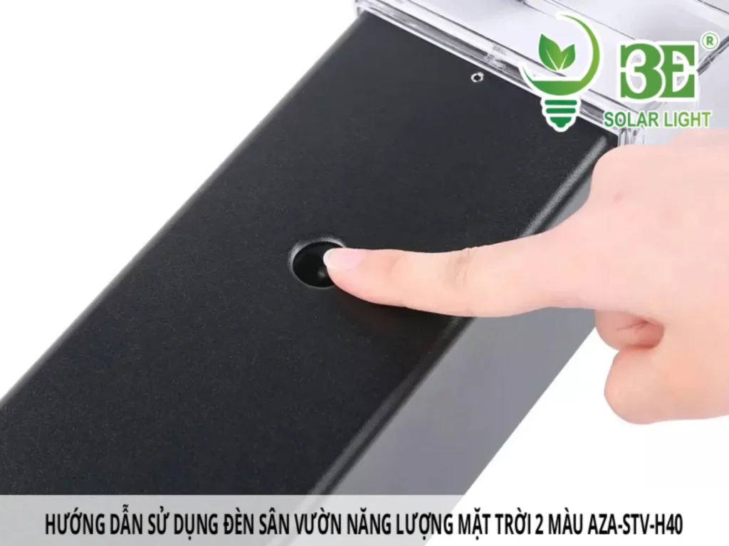 Hướng dẫn sử dụng đèn sân vườn năng lượng mặt trời 2 màu AZA-STV-H40