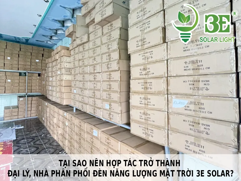 Tại sao nên hợp tác trở thành đại lý đèn năng lượng mặt trời 3E Solar
