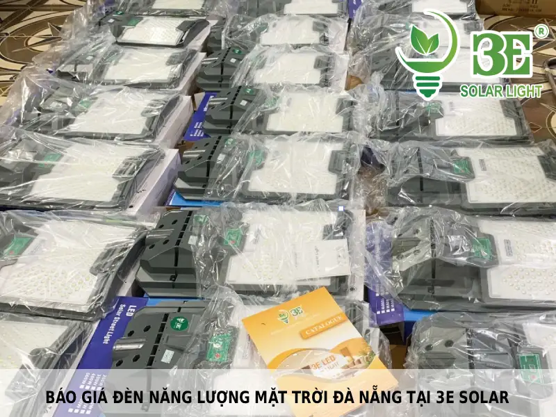 Báo giá đèn năng lượng mặt trời Đà Nẵng tại 3E Solar