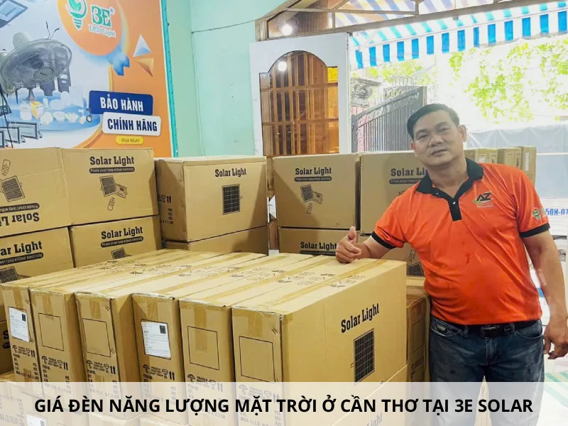 Giá đèn năng lượng mặt trời ở Cần Thơ tại 3E Solar