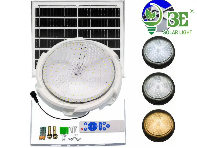 Tính năng nổi bật của đèn ốp trần năng lượng mặt trời 500W 3 màu AZ-OT-500W-3M tại 3E SOLAR