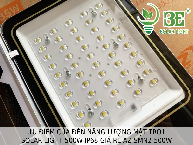 Ưu điểm của đèn năng lượng mặt trời solar light 500W IP68 giá rẻ AZ-SMN2-500W tại 3E SOLAR
