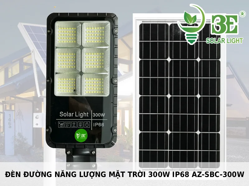 Đèn đường năng lượng mặt trời 300W IP68 AZ-SBC-300W