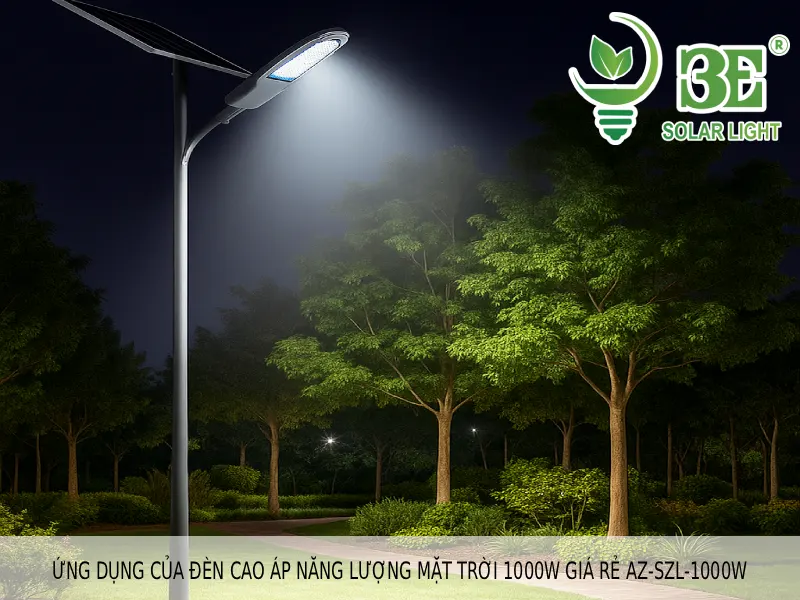 Ứng dụng của đèn cao áp năng lượng mặt trời 1000W giá rẻ AZ-SZL-1000W