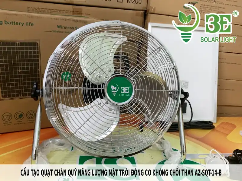Cấu tạo quạt chân quỳ năng lượng mặt trời động cơ không chổi than AZ-SQT-14-B