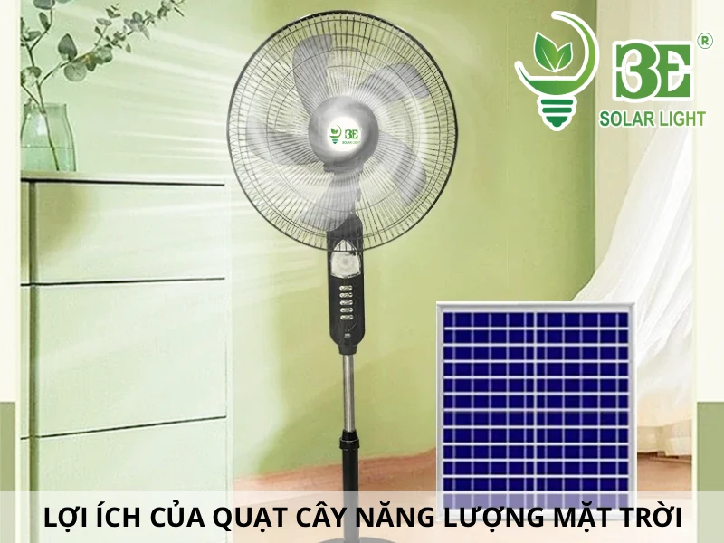 Lợi ích của quạt cây năng lượng mặt trời
