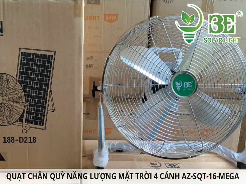 Quạt chân quỳ năng lượng mặt trời 4 cánh AZ-SQT-16-MEGA tại 3E Solar