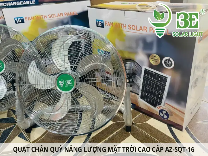 Quạt chân quỳ năng lượng mặt trời cao cấp AZ-SQT-16 giá sỉ tốt ở 3E Solar