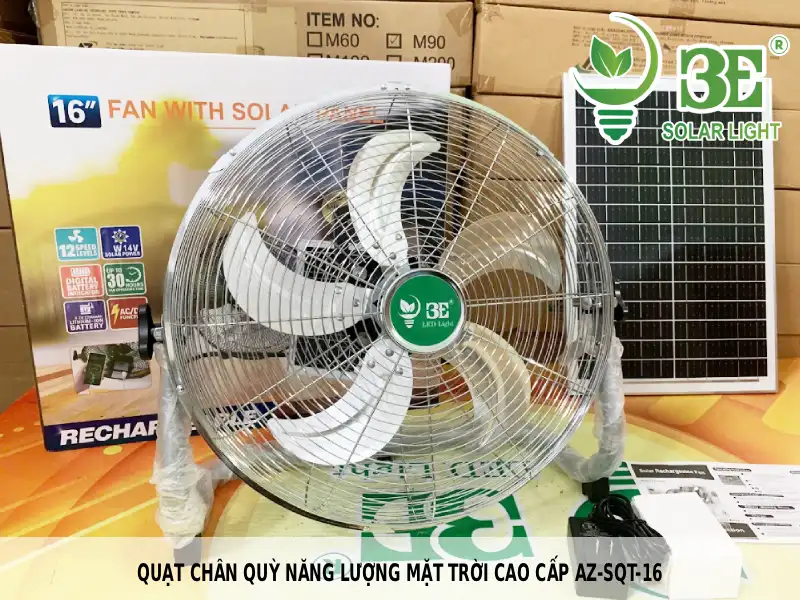 Quạt chân quỳ năng lượng mặt trời cao cấp AZ-SQT-16