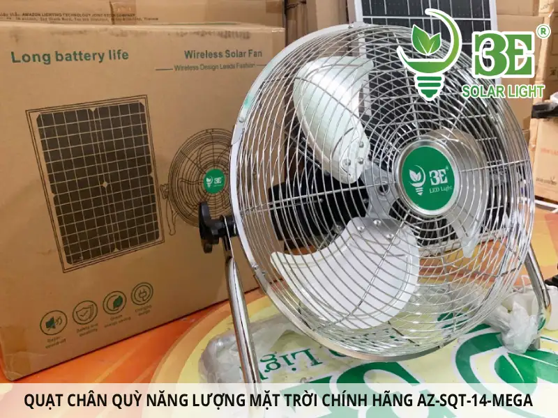 Quạt chân quỳ năng lượng mặt trời chính hãng AZ-SQT-14-MEGA giá sỉ ở 3E Solar