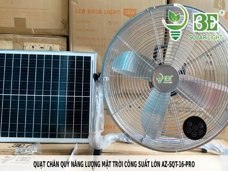 Quạt chân quỳ năng lượng mặt trời công suất lớn AZ-SQT-16-PRO