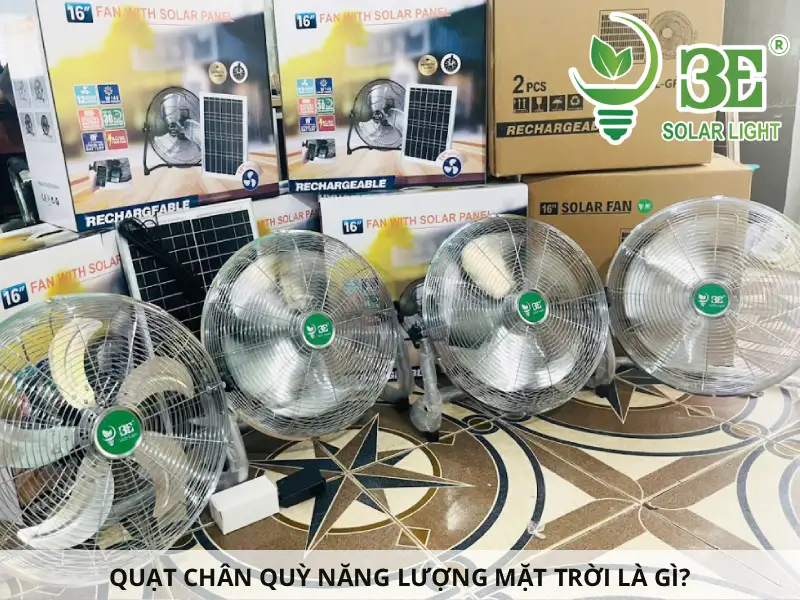 Quạt chân quỳ năng lượng mặt trời là gì_
