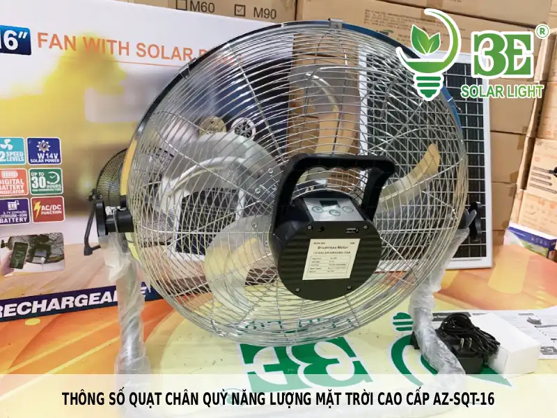 Thông số quạt chân quỳ năng lượng mặt trời cao cấp AZ-SQT-16