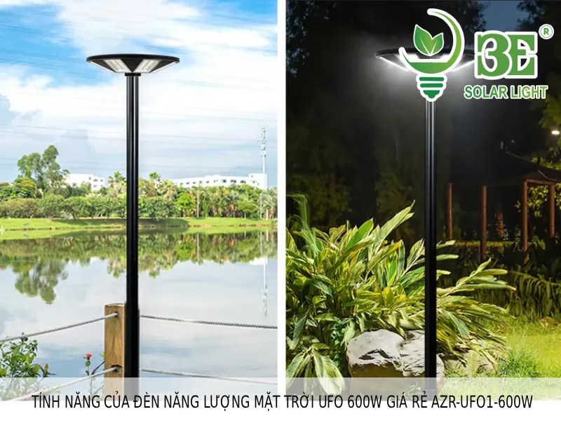 Tính năng của đèn năng lượng mặt trời UFO 600W giá rẻ AZR-UFO1-600W