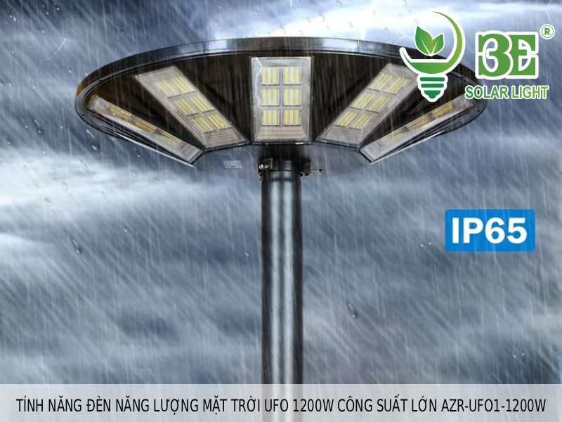Tính năng đèn năng lượng mặt trời ufo 1200w công suất lớn AZR-UFO1-1200W