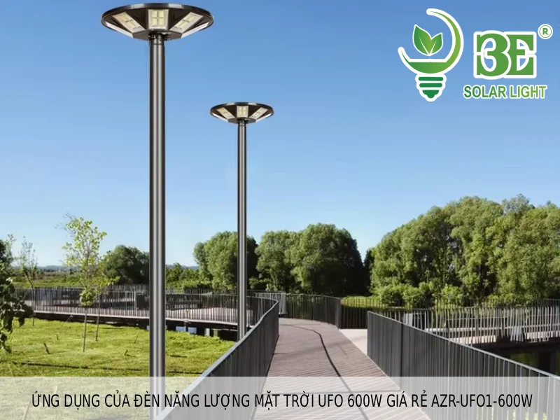 Ứng dụng của đèn năng lượng mặt trời UFO 600W giá rẻ AZR-UFO1-600W